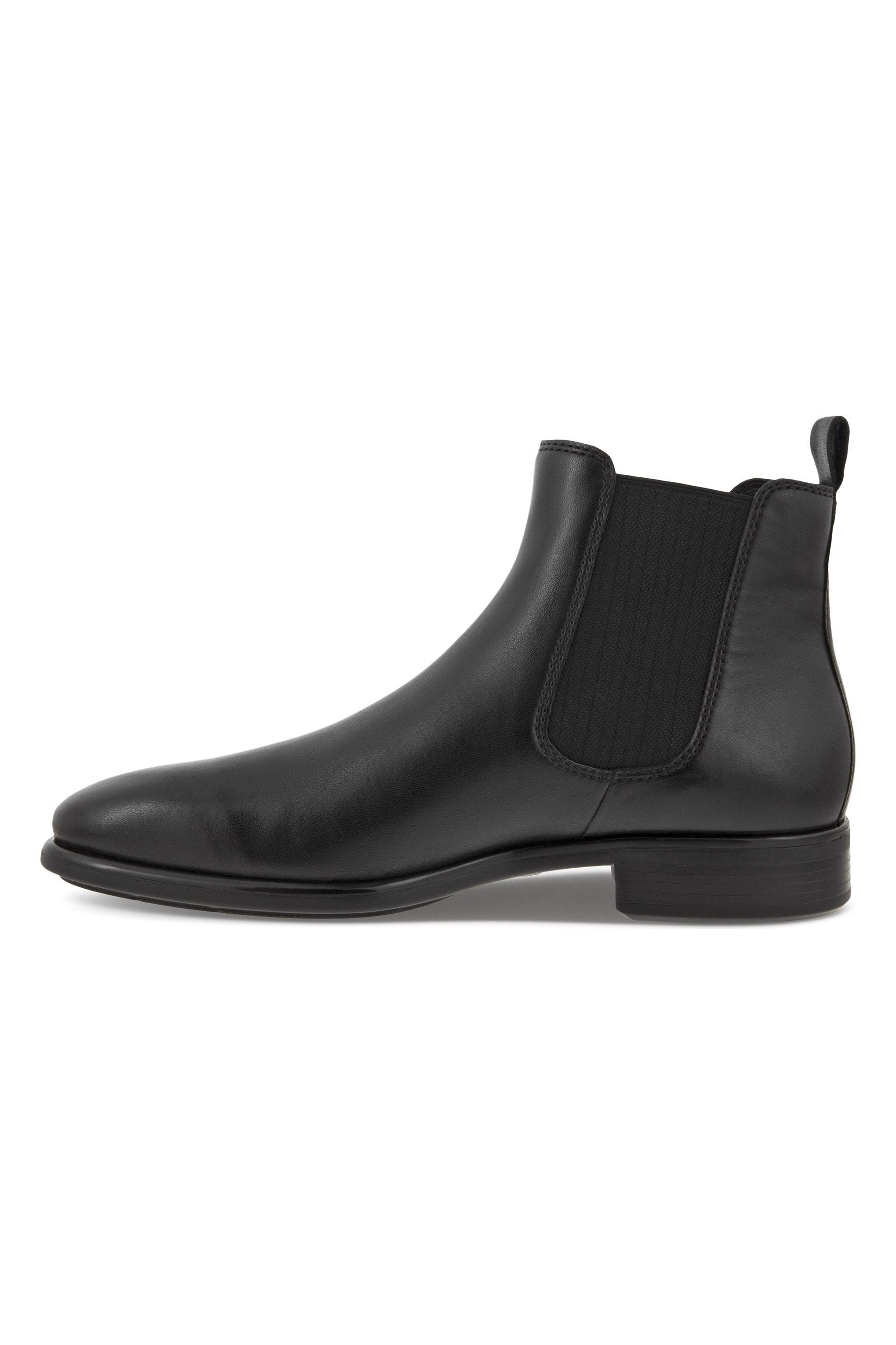 Ecco 512804-01001 Black Leather Boot