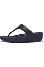 FitFlop Lulu Leather Toe Post deepest blue