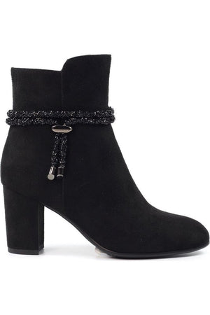 Lunar Fonda Black Ankle Boot GLX001