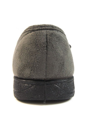 Lunar KMG116 Goodyear Harrison Grey Tweed Slipper