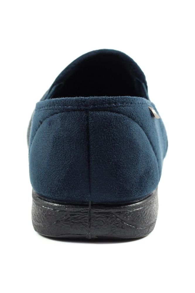 Lunar KMG116 Goodyear Harrison Navy Tweed Slipper