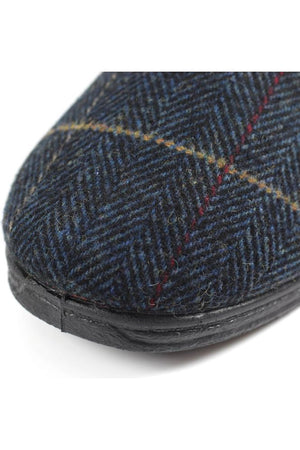 Lunar KMG116 Goodyear Harrison Navy Tweed Slipper