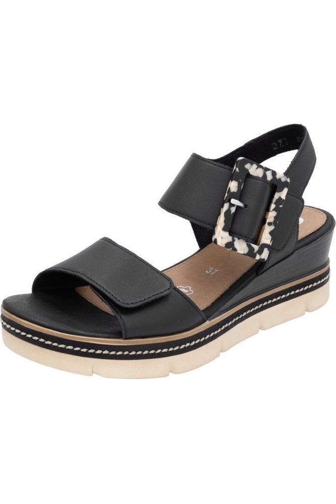 Remonte Ladies sandals D2L53-00 in Black