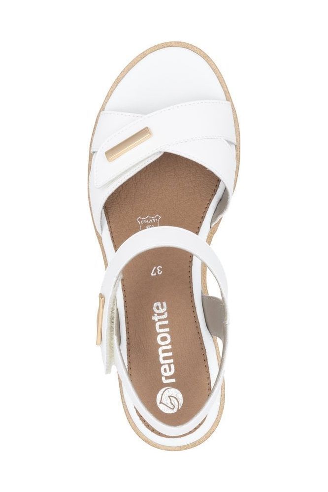 Remonte R6266-80 Ladies white sandal