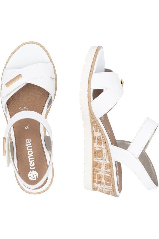 Remonte R6266-80 Ladies white sandal