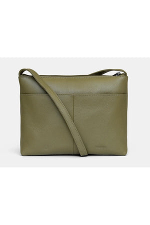 Yoshi Jane Austen Bookworm Cross Body Bag in Olive