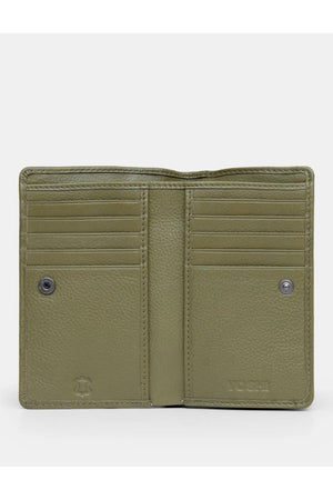 Yoshi Jane Austen Bookworm Zip around Purse Olive Y1089