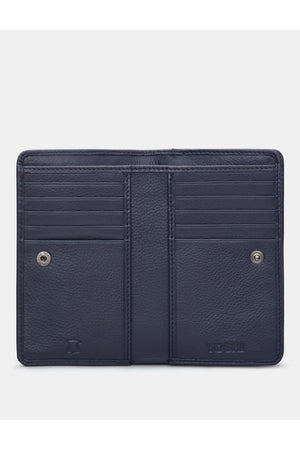 Yoshi Jane Austen Bookworm Zip Around Purse Y1089 navy