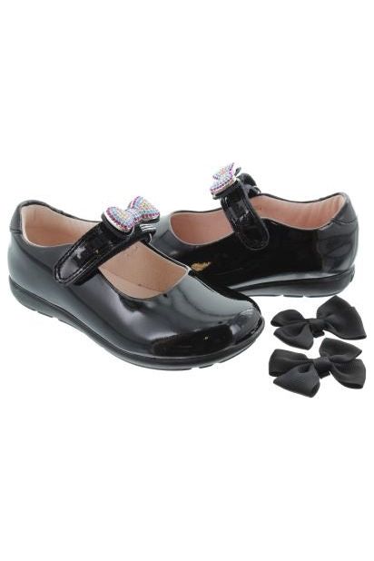 Lelli Kelly School Shoes Erin 2 LK8156 black patent