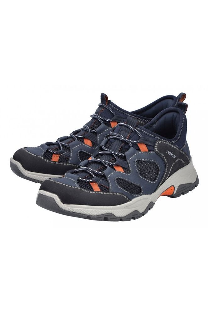 Rieker Summer shoe B8350-14 in Navy/Black