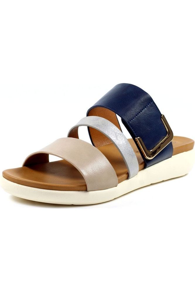 Lunar ladies sandal JLH491 Millor in Blue