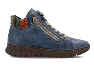Rieker Ladies Boots N1305-14 navy multi waterproof