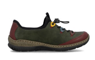 Rieker ladies Shoes N3271-54 forest multi