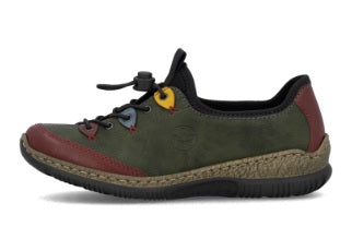 Rieker ladies Shoes N3271-54 forest multi