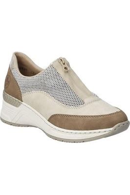 Rieker Ladies Shoes N4357 60 Beige combi