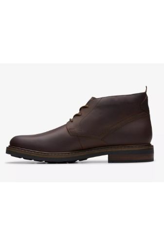 Clarks Newford Mid beeswax leather