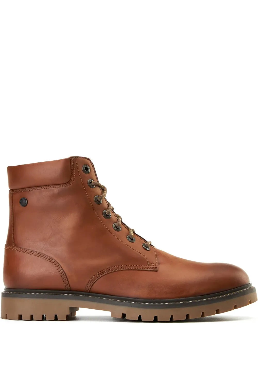 Base London Nickel Mens Combat boots in tan