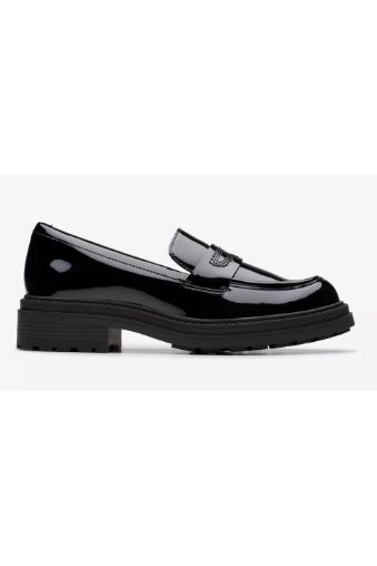 Clarks Orinoco3 Edge black patent