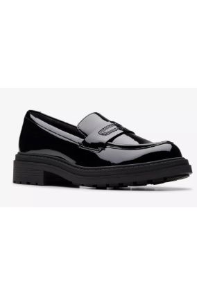 Clarks Orinoco3 Edge black patent