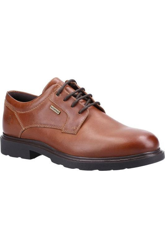 Hush Puppies Pearce Waterproof Lace up shoe in tan