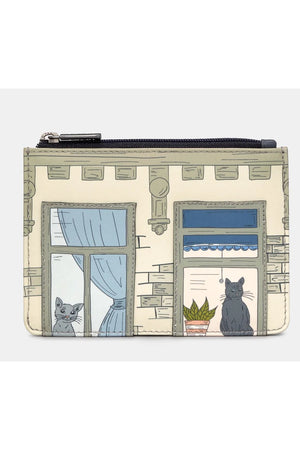 Yoshi Purrfect Neighbours Zip Top Purse Y1321