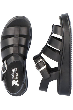 Rieker Womens Sandals W0804 00 black