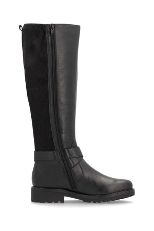 Remonte R6593-00 Long boot in black