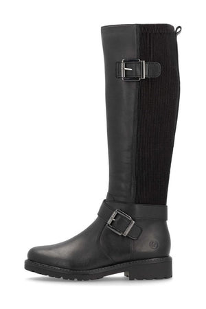 Remonte R6593-00 Long boot in black