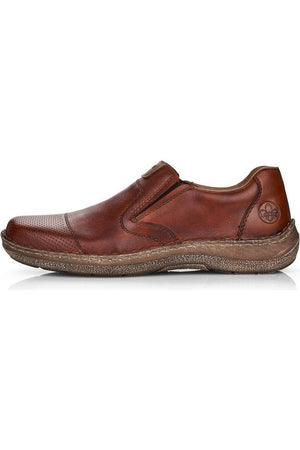 Rieker Mens Slip on Shoe 03056 24 brown