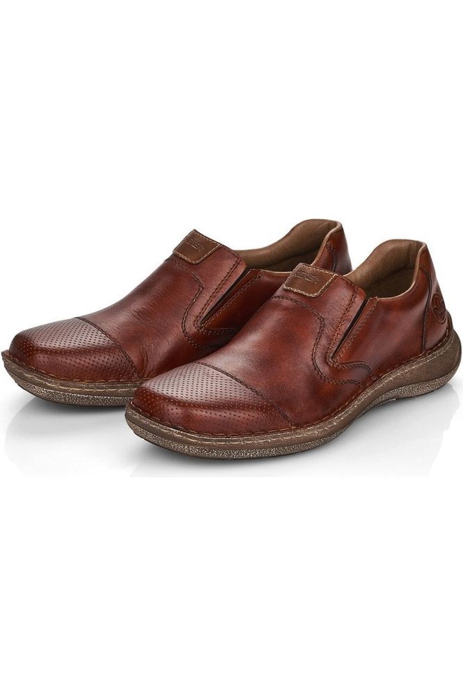 Rieker Mens Slip on Shoe 03056 24 brown