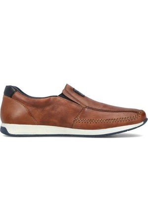 Rieker Mens shoes 11962-25 in Tobacco