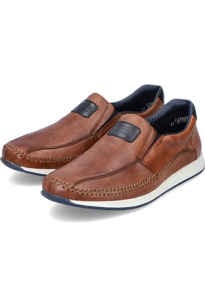 Rieker Mens shoes 11962-25 in Tobacco