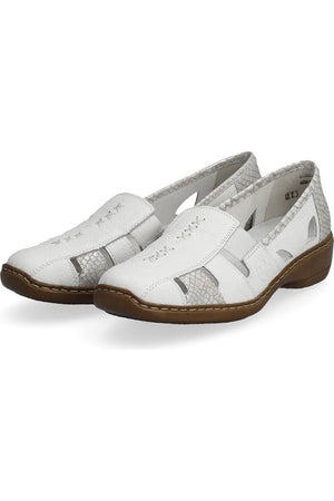 Rieker Ladies shoes 41385-80 White