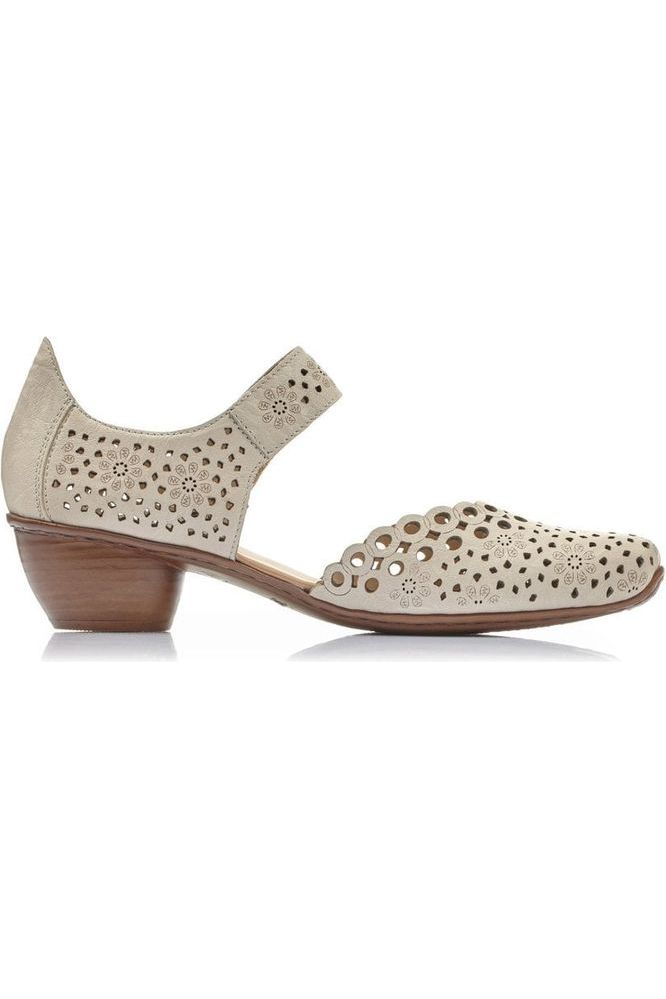 Rieker Women's Shoes 43753-60 in Cream