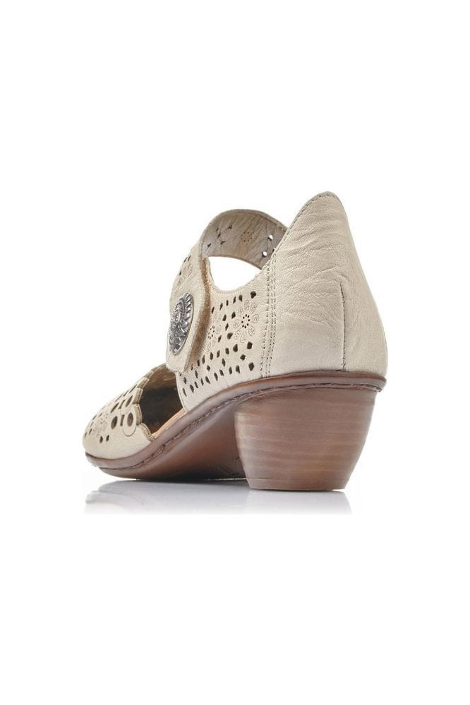 Rieker Women's Shoes 43753-60 in Cream