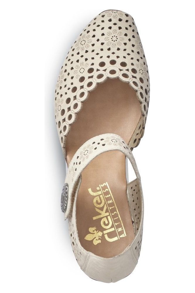 Rieker Women's Shoes 43753-60 in Cream