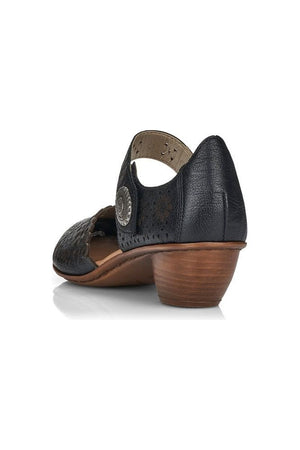 Rieker Womens Shoes 43753 00 in black