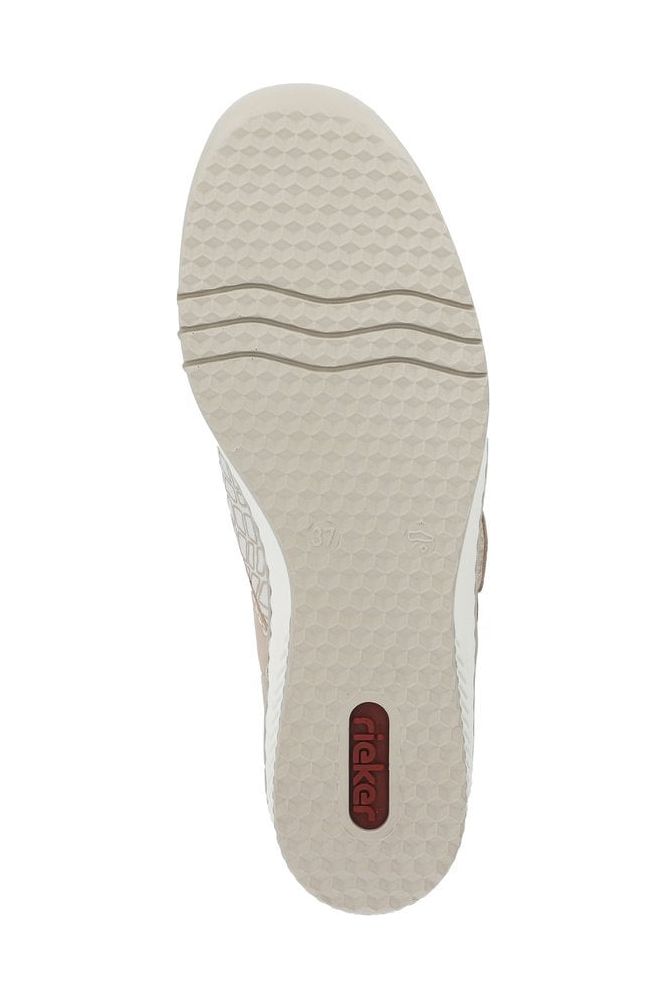 Rieker ladies Velcro shoe 487C0-60 in beige