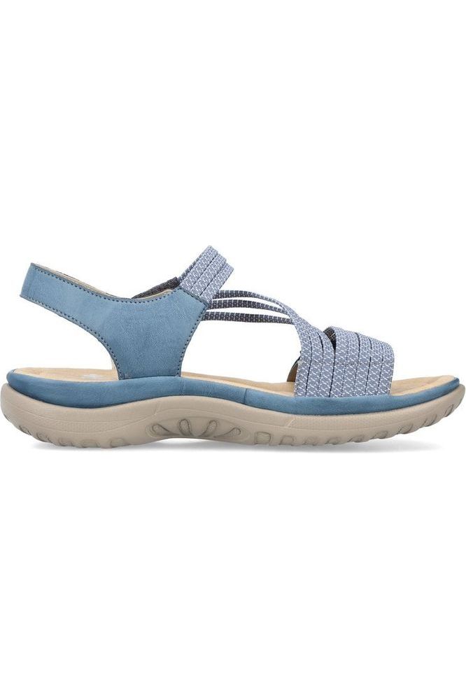 Rieker Ladies sandals 64870-14 in Jeans
