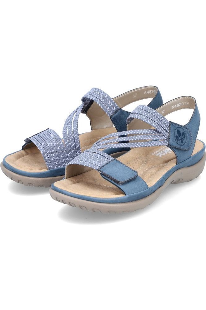 Rieker Ladies sandals 64870-14 in Jeans