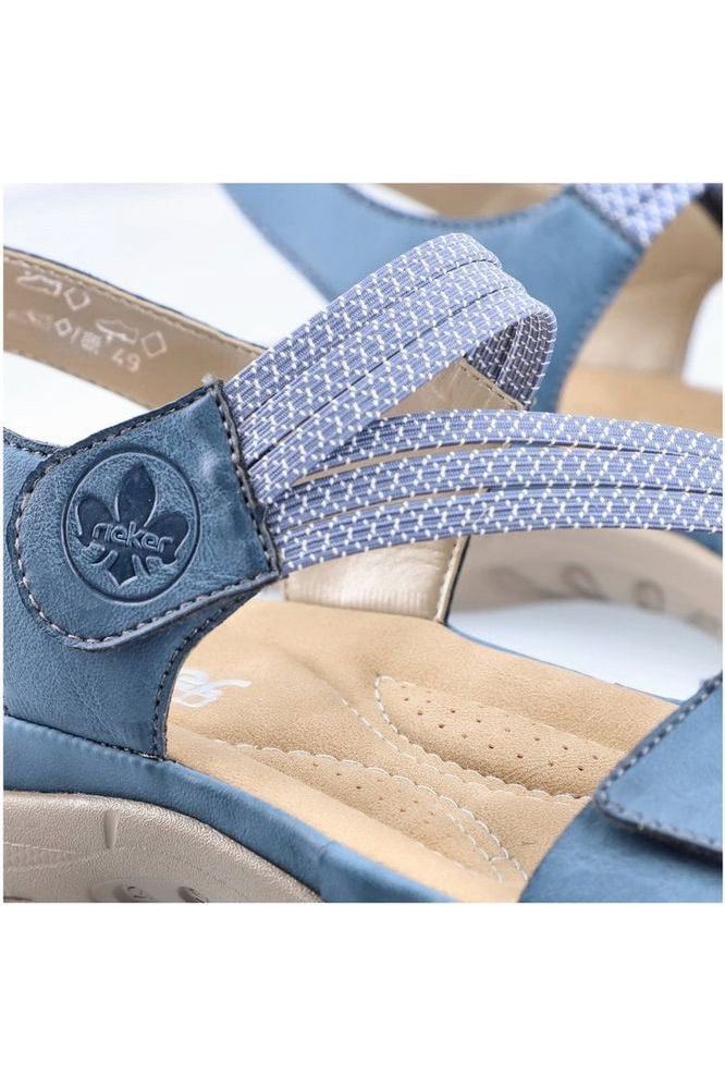 Rieker Ladies sandals 64870-14 in Jeans