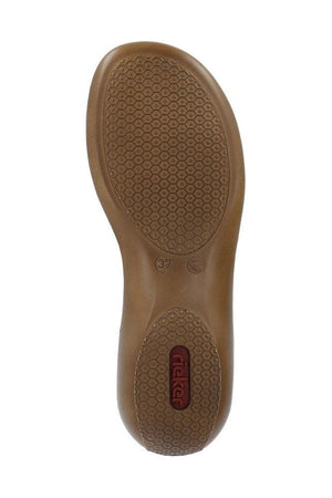 Rieker Ladies Sandals 65918-81 pebble white