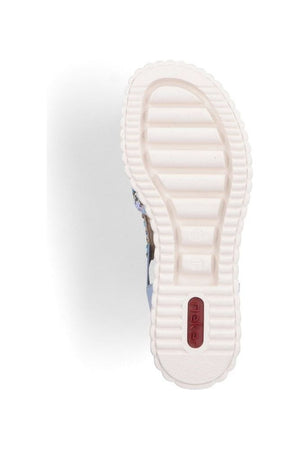Rieker ladies sandal 69172-91  in Blue Multi
