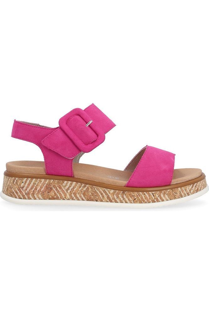 Rieker ladies sandals W0800-31 in Pink