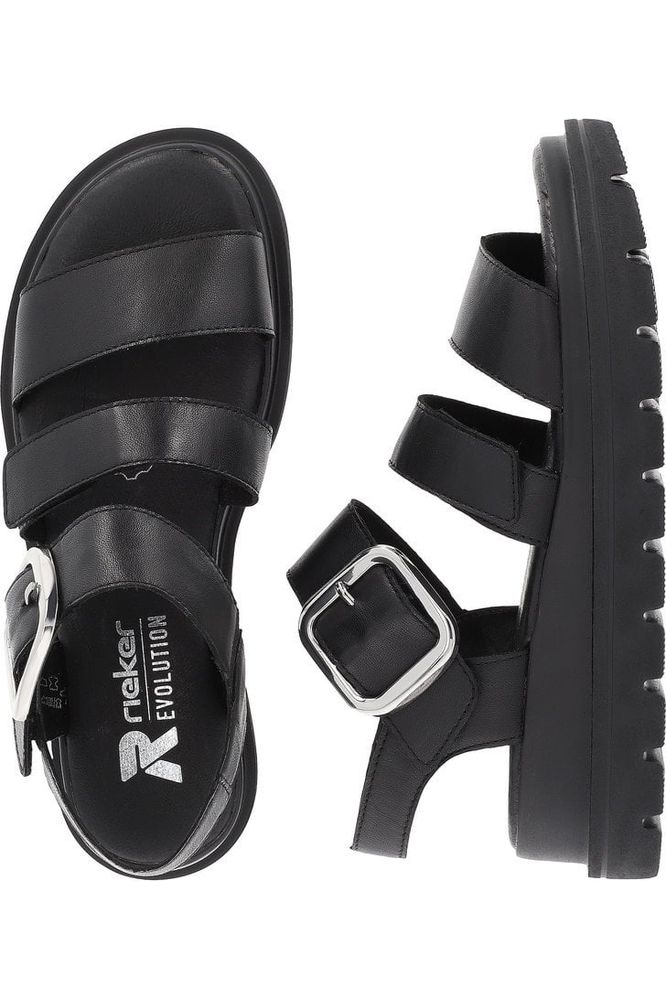 Rieker Sandals W1650 00 Black