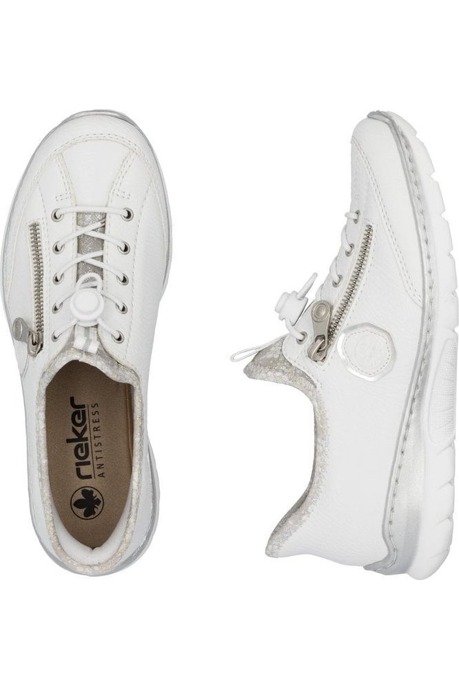 Rieker ladies trainer L32F1-80 in White