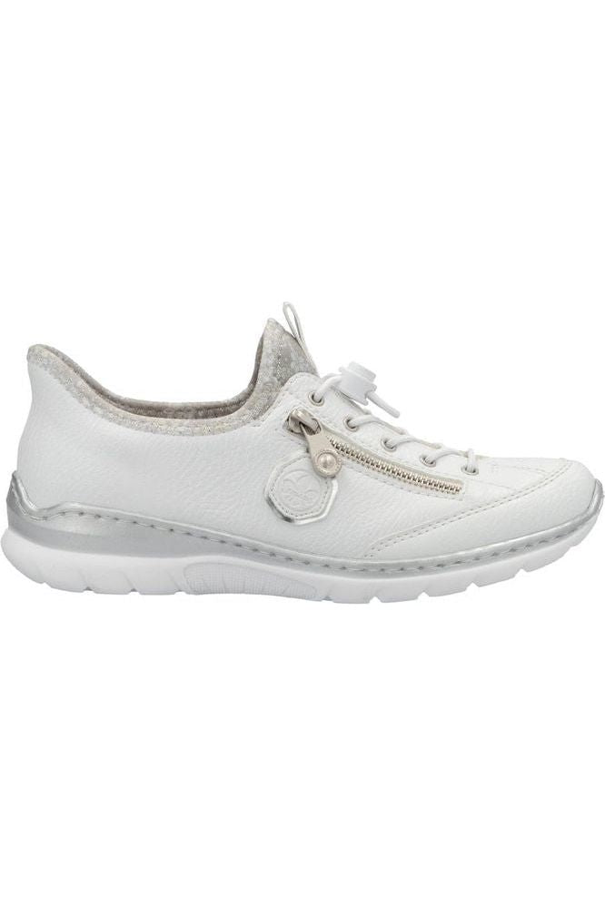 Rieker ladies trainer L32F1-80 in White