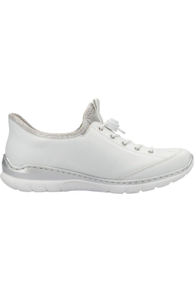 Rieker ladies trainer L32F1-80 in White