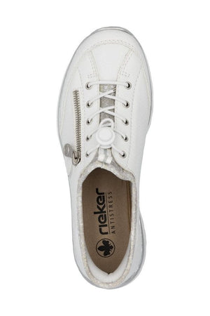 Rieker ladies trainer L32F1-80 in White