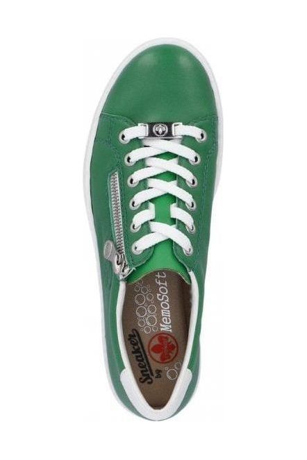 Rieker L59L1-52 in Green ladies sneaker